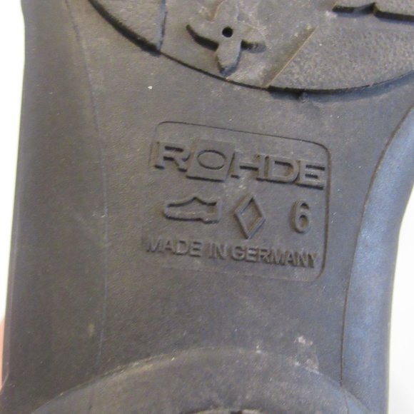 Rohde Women's Ankle Boots Soft Leather Lace Up Walking Size UK 6 Made in Germany - Picture 8 of 14